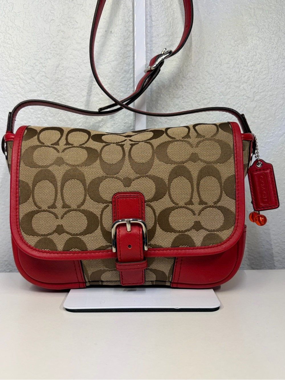 COACH HADLEY SIGNATURE FIELD CROSSBODY BAG #F30601 - Picture 2 of 12